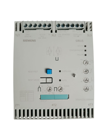 SIEMENS 3RW40566BB44 SOFTSTART S6 90KW 400V